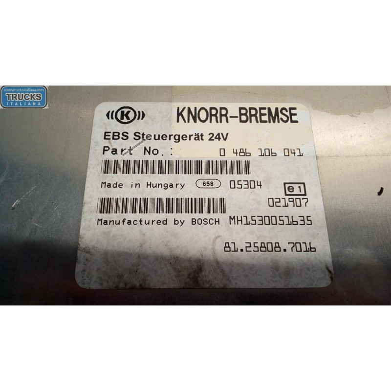 MAN EBS CONTROL UNIT  MAN TG-A 2000>2007 used