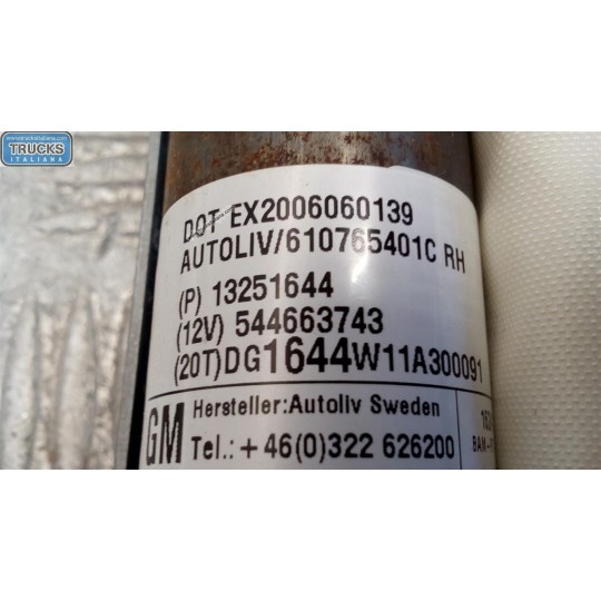 RIGHT ROOF AIR BAG CHEVROLET Orlando 2011>2018 used