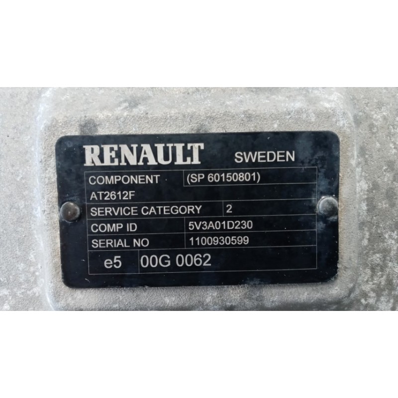 RENAULT truck GEARBOXES  RENAULT truck T 2014> used