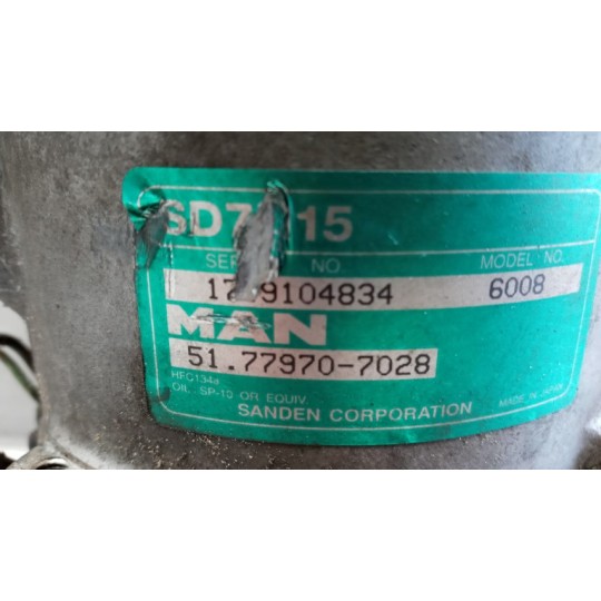 COMPRESSORE ARIA CONDIZIONATA MAN TGX euro 6 usato