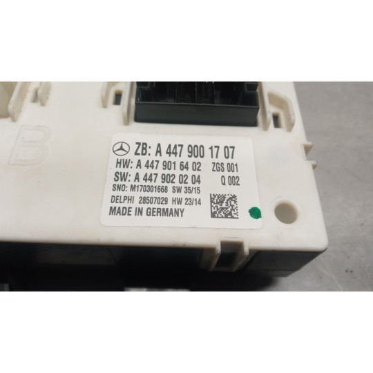 VARIOUS CONTROL UNITS  MERCEDES-BENZ van Vito-V (W447) 2014>2019 used