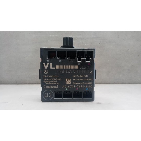 VARIOUS CONTROL UNITS A  MERCEDES-BENZ van Vito-V (W447) 2014>2019 used