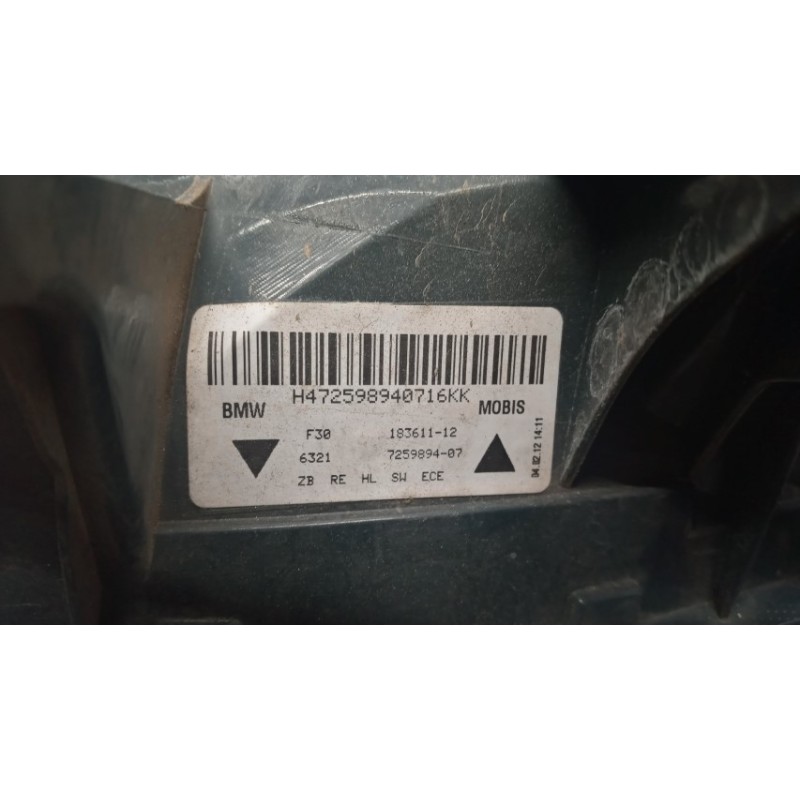 BMW RIGHT REAR LED LIGHT  BMW Serie 3 (F30) Berl 2011> used