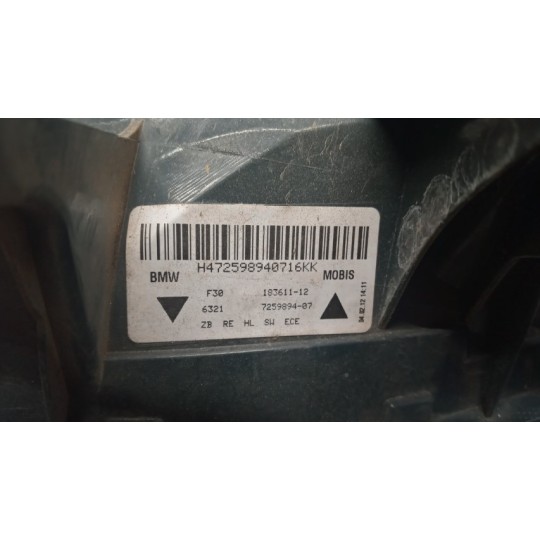 RIGHT REAR LED LIGHT  BMW Serie 3 (F30) Berl 2011> used