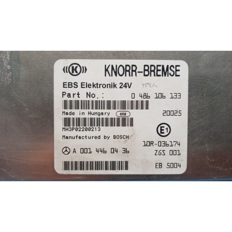 MERCEDES-BENZ truck CENTRALINA EBS CONTROLLO FRENATA MERCEDES-BENZ truck Actros euro 5 2008>2013 usato