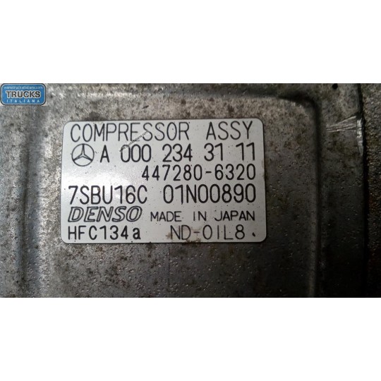 AIR CONDITIONER COMPRESSOR MERCEDES-BENZ truck Actros 1997>2003 used