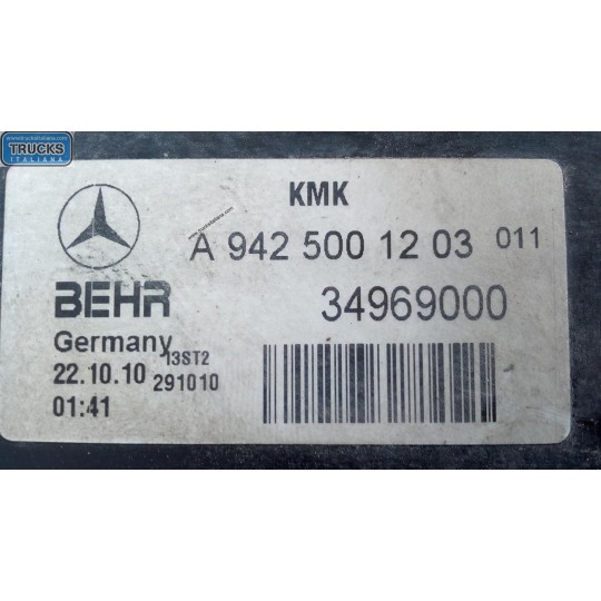 WATER HEAT RADIATOR  MERCEDES-BENZ truck Actros 1997>2003 used