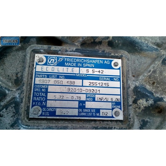 GEARBOXES  NISSAN truck Eco - T used