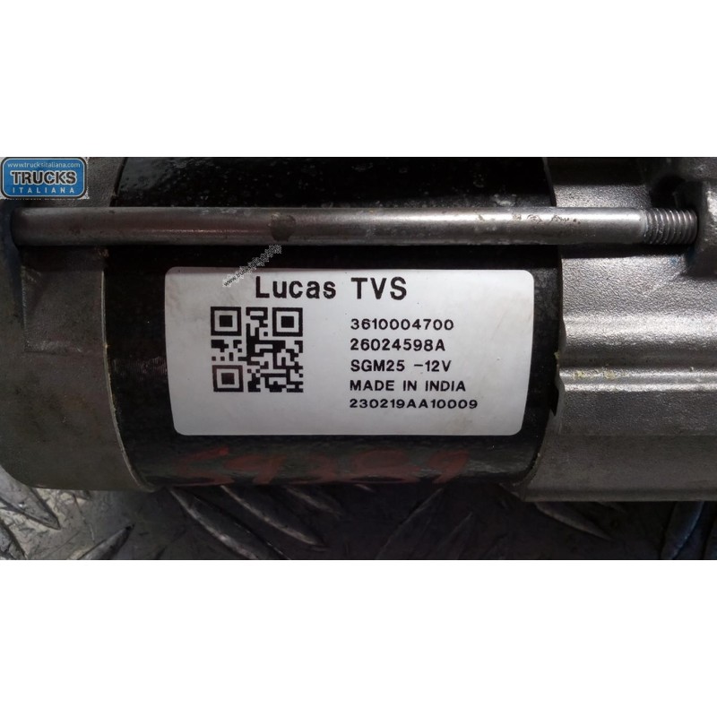 HYUNDAI STARTER MOTOR HYUNDAI i10 2017>2019 used