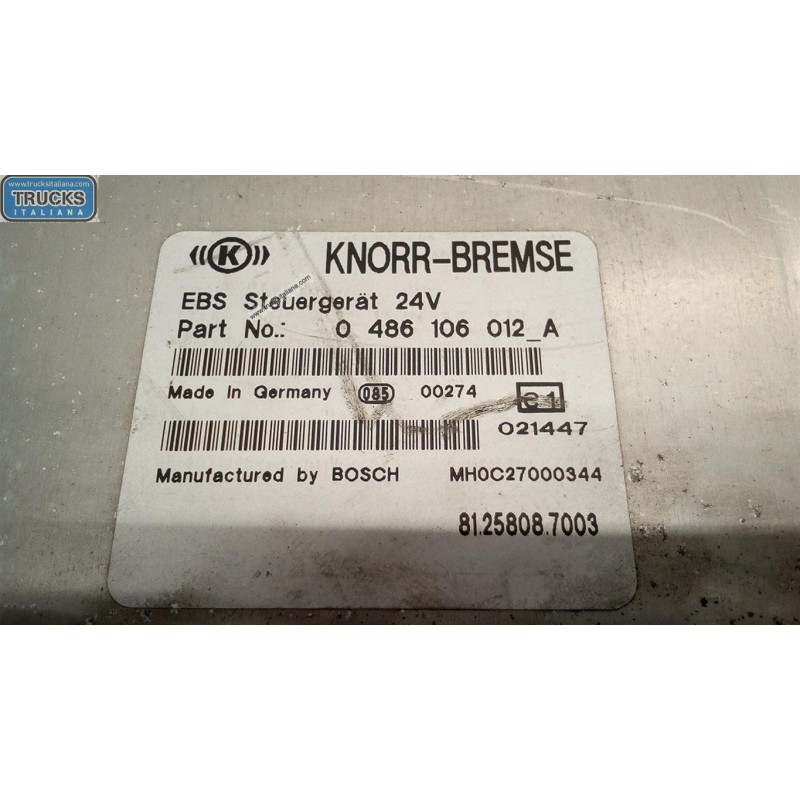 MAN EBS CONTROL UNIT  MAN TG-A 2000>2007 used