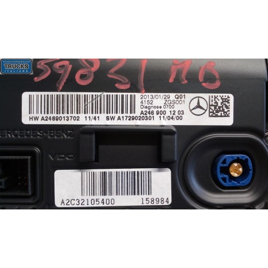 DISPLAY VARI MERCEDES-BENZ Classe B (W246) 2011>2014 usato