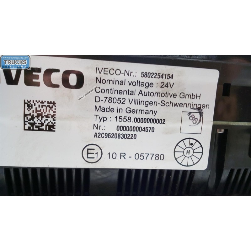 IVECO INSTRUMENT PANEL IVECO Stralis 2013> used