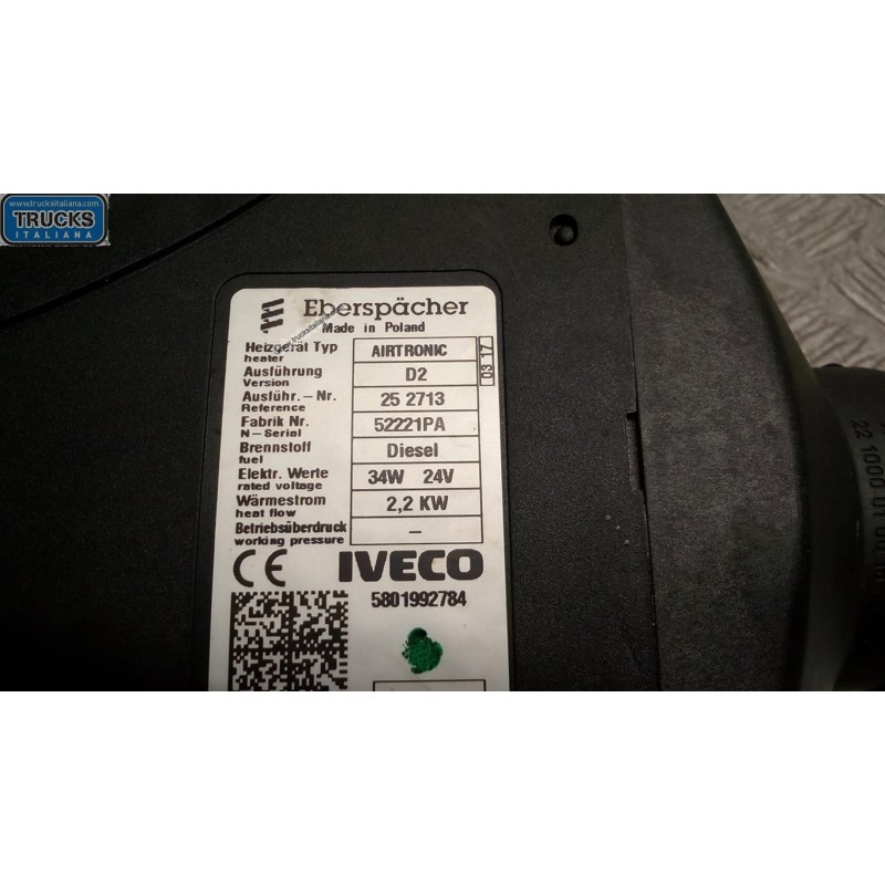 IVECO WEBASTO IVECO Stralis 2013> usato