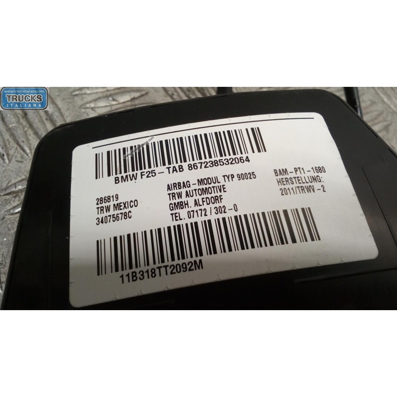 BMW AIR BAG LATERALE DESTRO BMW Serie X3 (F25) 2010> usato