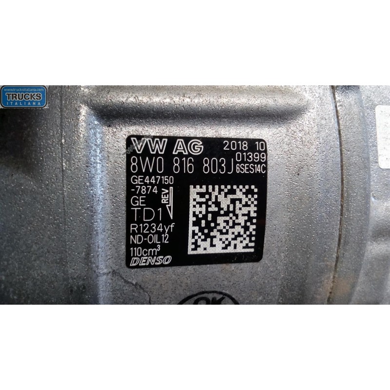 AUDI AIR CONDITIONER COMPRESSOR AUDI A5 Coupé 2016> used