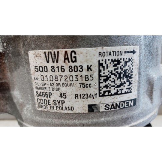 AIR CONDITIONER COMPRESSOR MAN TGE used