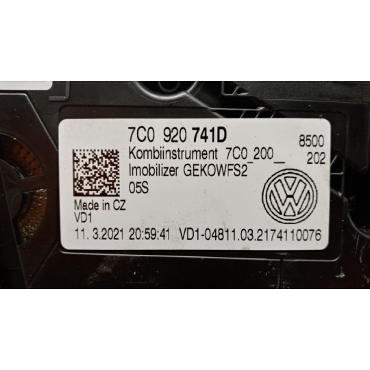 INSTRUMENT PANEL MAN TGE used