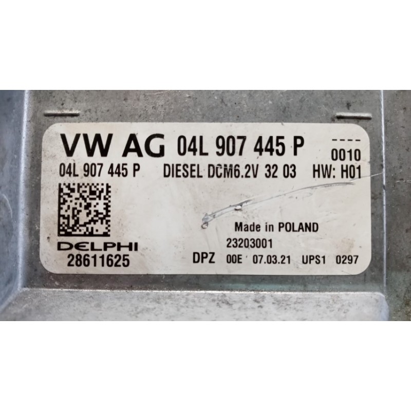 MAN ENGINE UNIT MAN TGE used