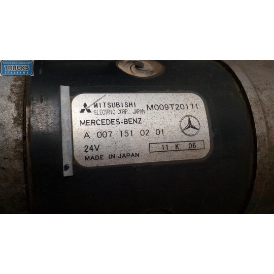 STARTER MOTOR MERCEDES-BENZ truck Actros euro 5 2008>2013 used