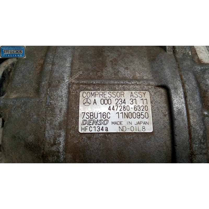 MERCEDES-BENZ truck COMPRESSORE ARIA CONDIZIONATA MERCEDES-BENZ truck Actros euro 5 2008>2013 usato