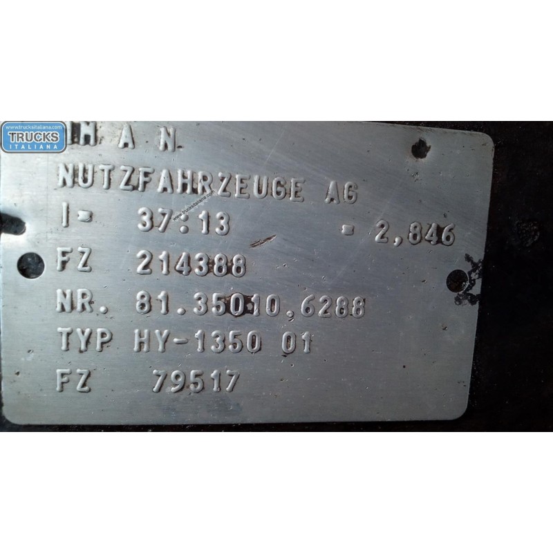 MAN GRUPPO DIFFERENZIALE POSTERIORE MAN TG-A 2000>2007 usato