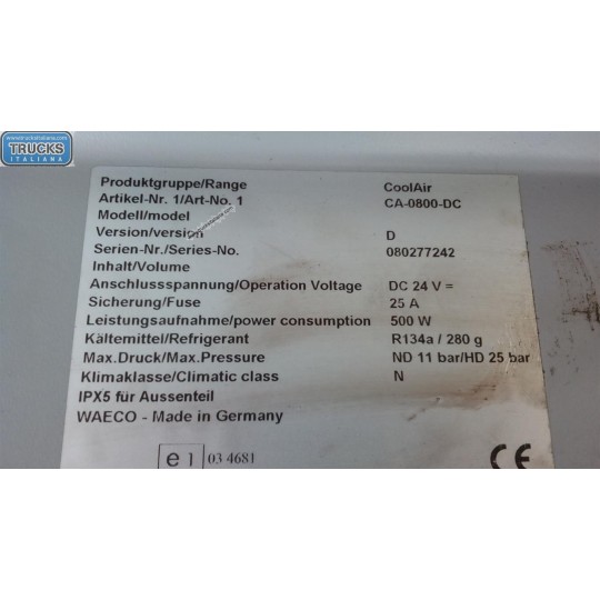 EXTERNAL AIR CONDITIONING . . used