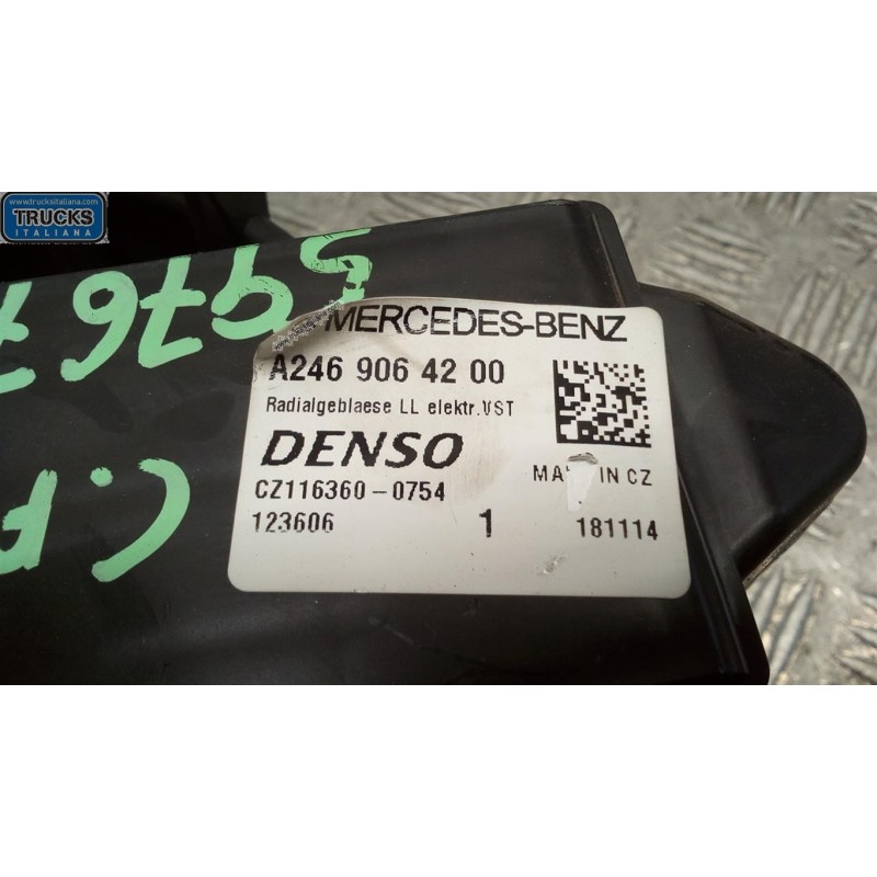 MERCEDES-BENZ INTERNAL FUN MOTOR  MERCEDES-BENZ Classe A (W176) 2012>2014 used