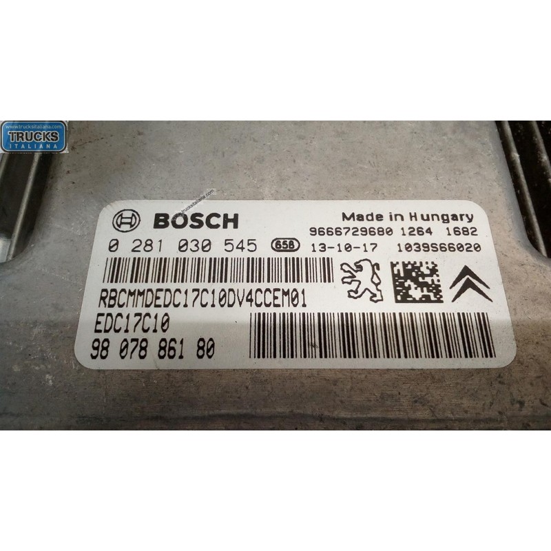 PEUGEOT ENGINE UNIT PEUGEOT 208 2012>2015 used