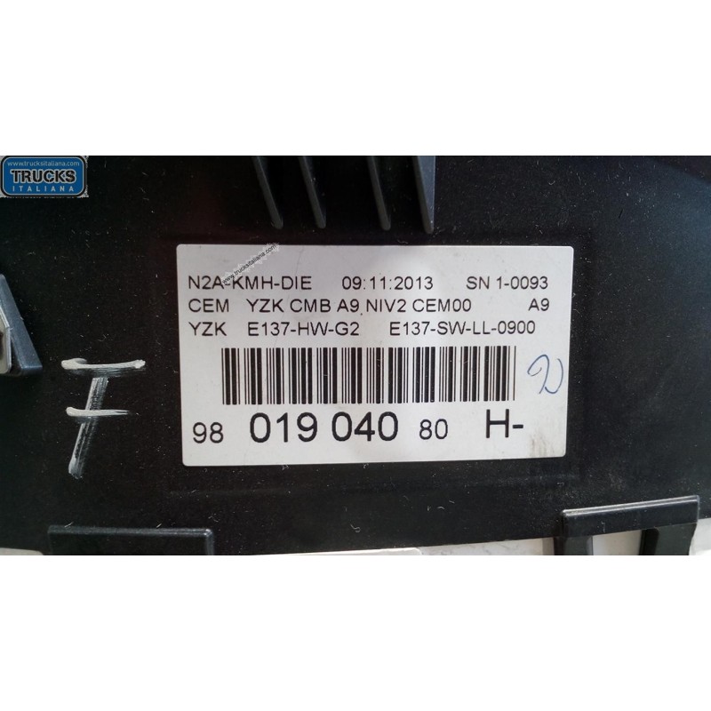 PEUGEOT QUADRO STRUMENTI PEUGEOT 208 2012>2015 usato