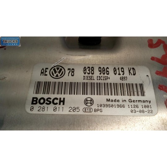 CENTRALINA MOTORE VOLKSWAGEN Passat 2000>2005 usato