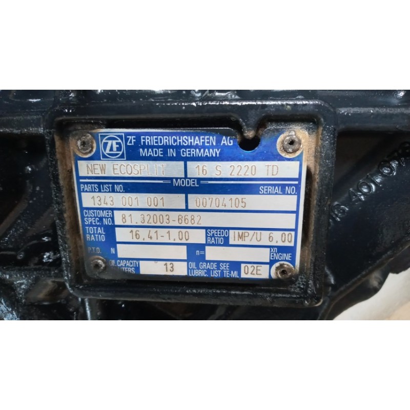 MAN GEARBOXES  MAN TG-A 2000>2007 used