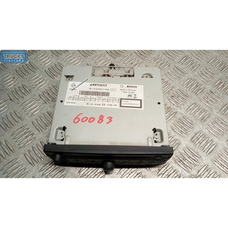 RENAULT van CAR RADIO RENAULT van Master 2010>2014 used