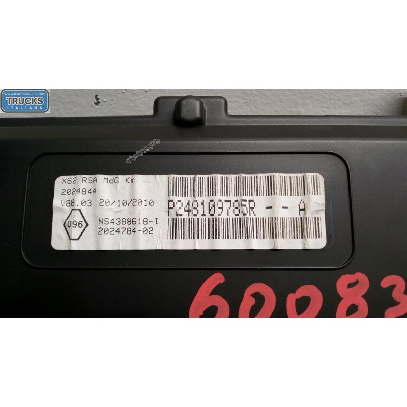 RENAULT van QUADRO STRUMENTI RENAULT van Master 2010>2014 usato