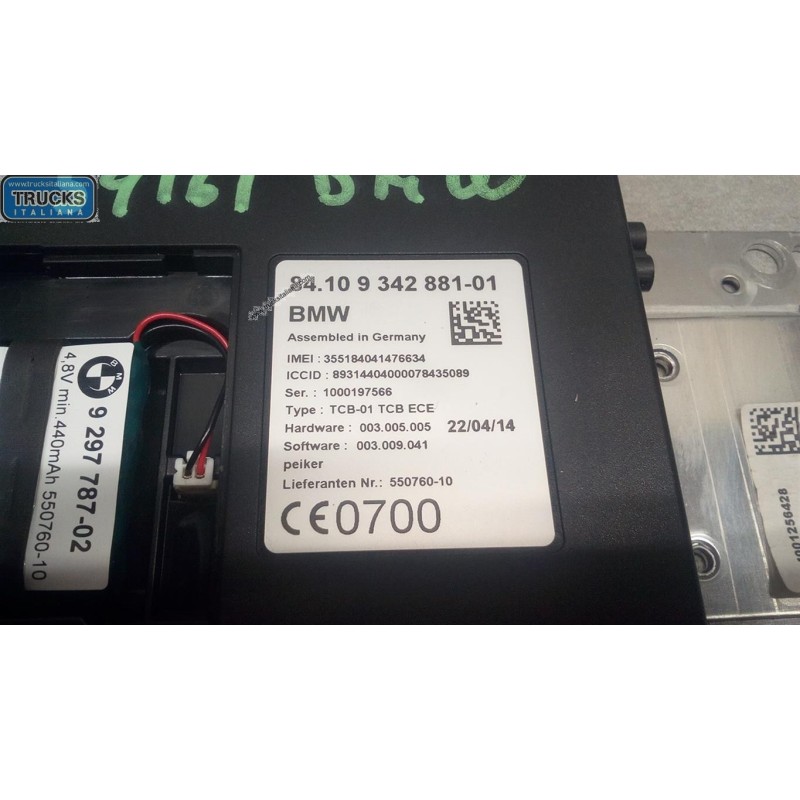 BMW VARIOUS CONTROL UNITS  BMW Serie 4 (F36) Gran Coupé 2014> used