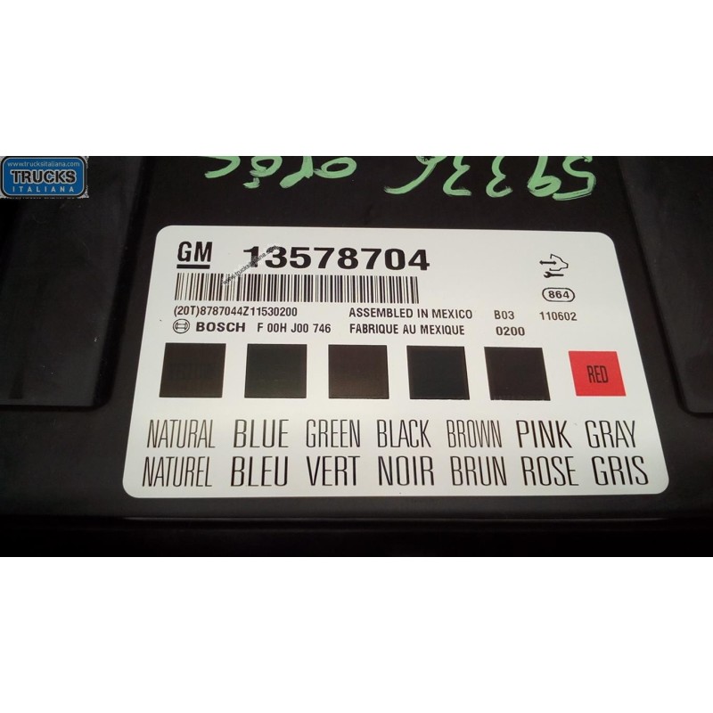 OPEL CENTRALINA MOTORE OPEL Insignia 2009>2012 usato