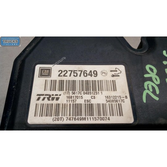 GRUPPO ABS OPEL Insignia 2009>2012 usato