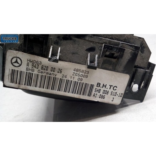 AC CONTROL UNIT MERCEDES-BENZ truck Actros euro 5 2008>2013 used