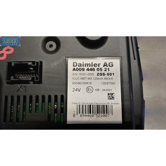 QUADRO STRUMENTI MERCEDES-BENZ truck Actros euro 6 2014>2021 usato