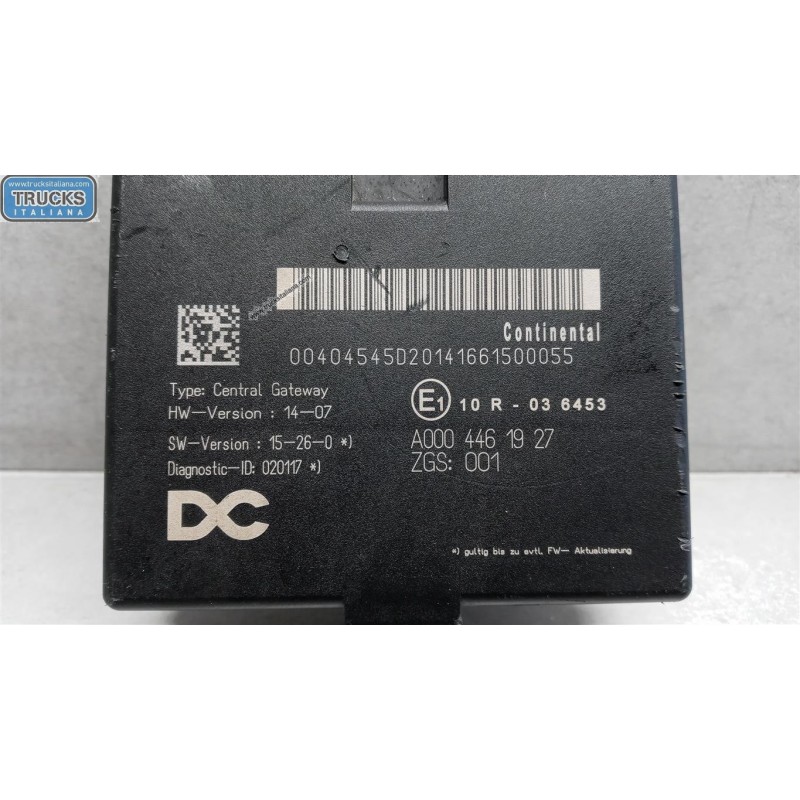 MERCEDES-BENZ truck CENTRALINE VARIE C MERCEDES-BENZ truck Actros euro 6 2014>2021 usato