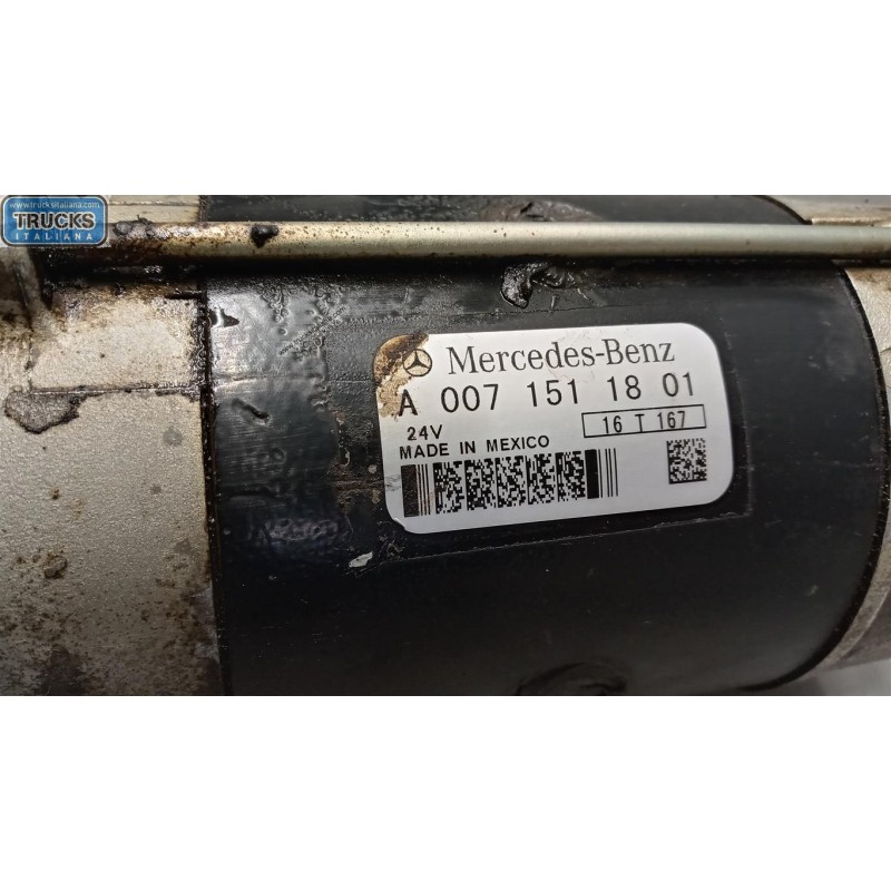 MERCEDES-BENZ truck STARTER MOTOR MERCEDES-BENZ truck Actros euro 6 2014>2021 used