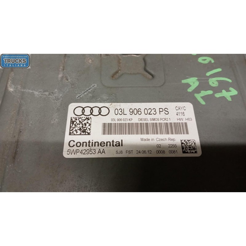 AUDI ENGINE UNIT AUDI A1 2010> used