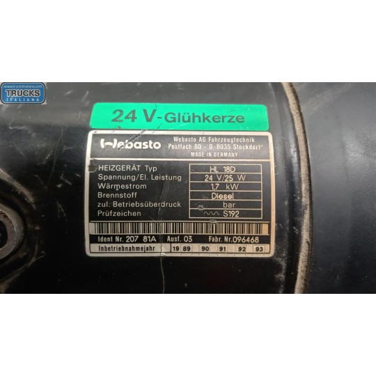 WEBASTO IVECO 190-42 usato