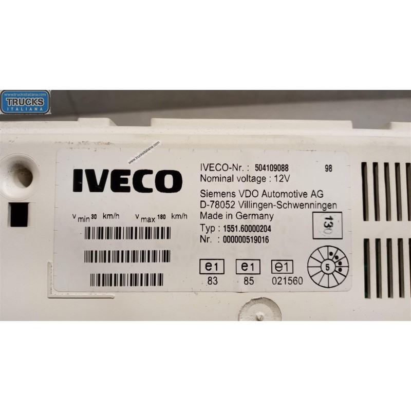 IVECO INSTRUMENT PANEL IVECO Daily 2000>2006 used