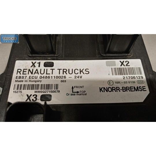 VARIOUS CONTROL UNIT C RENAULT truck T 2014> used