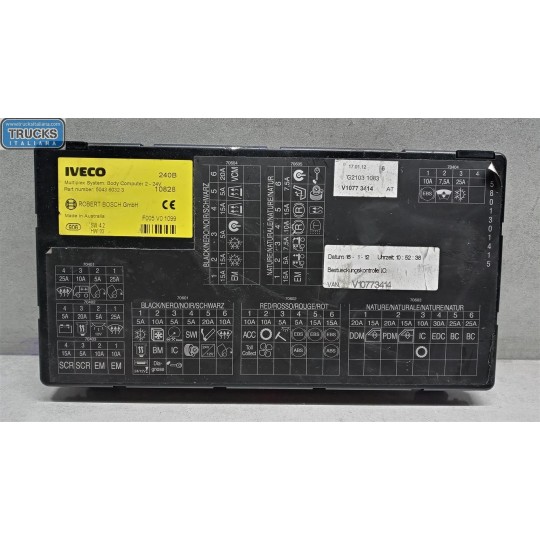VARIOUS CONTROL UNIT C IVECO Stralis 2007>2013 used