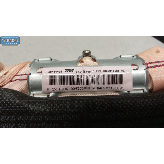 AIR BAG TETTO DESTRO CITROEN C3 2013>2016 usato