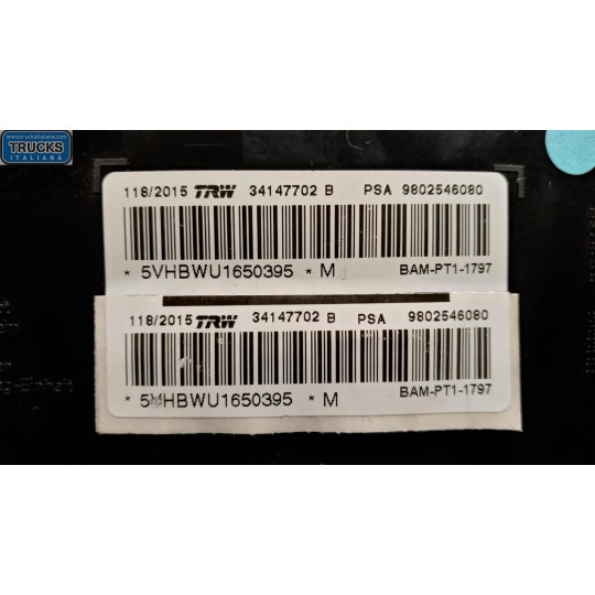 AIR BAG LATERALE SINISTRO CITROEN C3 2013>2016 usato