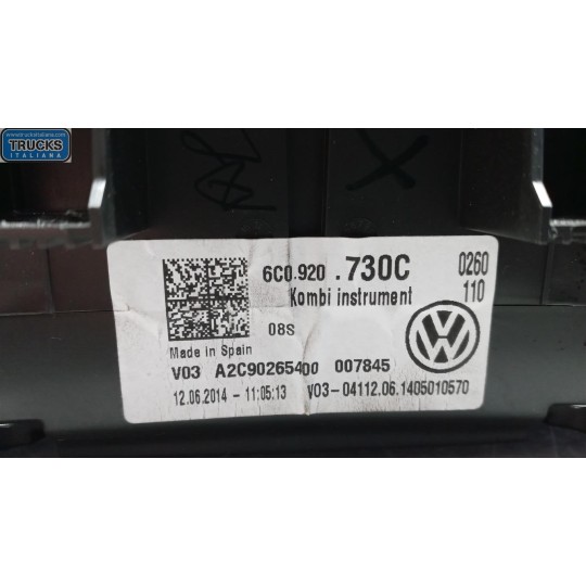 QUADRO STRUMENTI VOLKSWAGEN Polo 2014>2017 usato