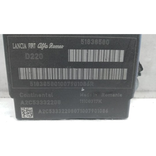CENTRALINA AIR BAG FIAT F.Punto Evo 2009>2012 usato