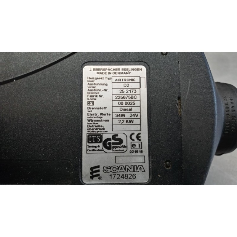 SCANIA WEBASTO SCANIA Serie G 2005> used